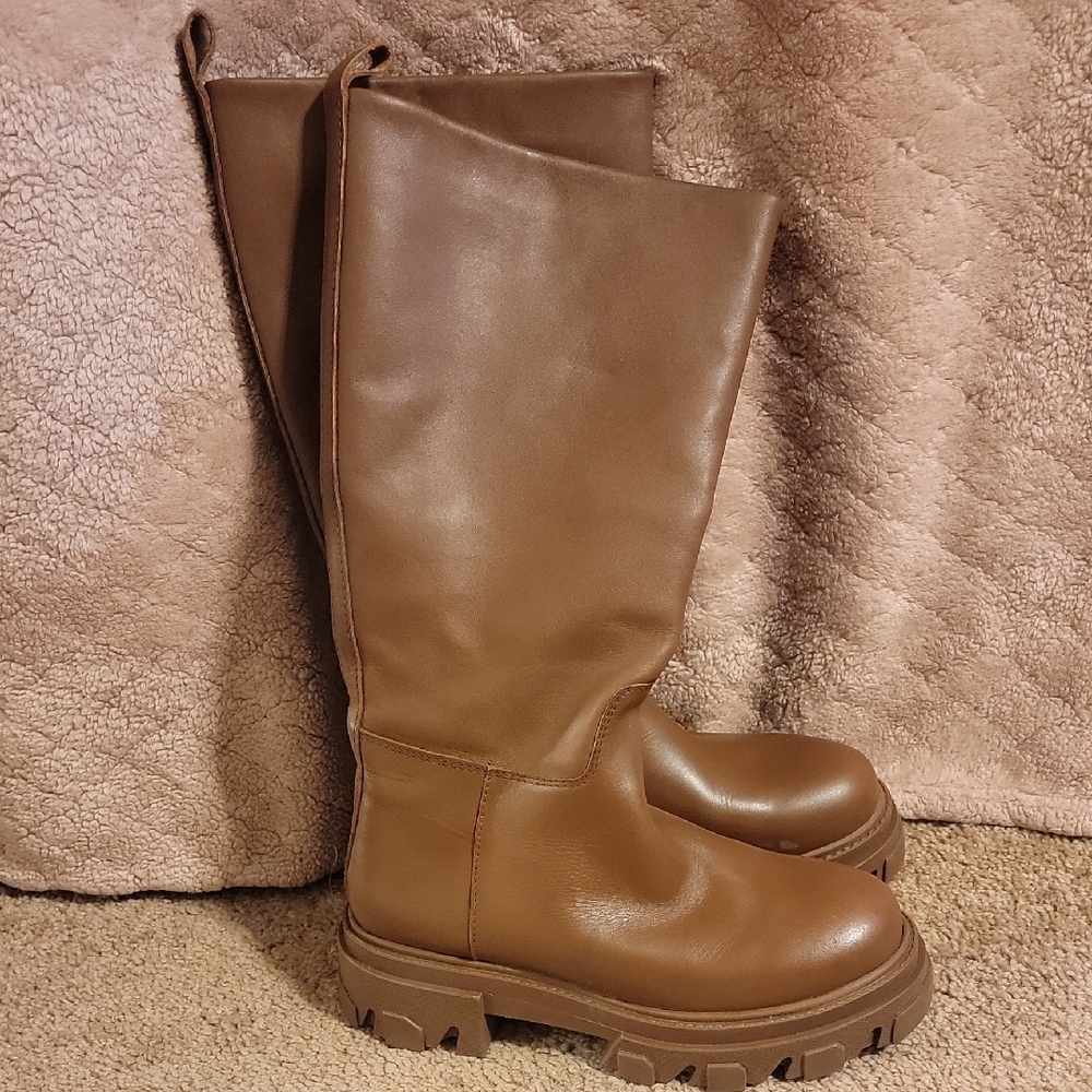 Steve Madden Brown Over the Knee Boots